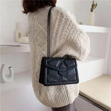 Rivet Chain PU Leather Crossbody Bags For Women