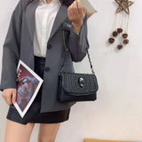 Rivet Women Bags Punk Skull Crossbody Bag Female Tote Bags Rock Small Flap Bags