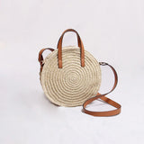 Hand-woven Straw Bag Shoulder Bag Handbag Woman Girl Messenger Bag