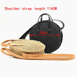 Hand-woven Straw Bag Shoulder Bag Handbag Woman Girl Messenger Bag