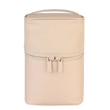 Round Women Cosmetic Bag Makeup Case Beautician Toiletry Kit