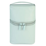 Round Women Cosmetic Bag Makeup Case Beautician Toiletry Kit
