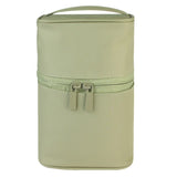 Round Women Cosmetic Bag Makeup Case Beautician Toiletry Kit