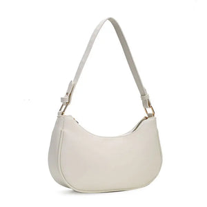 Half Moon Hobo Handbag Women Totes Zipper Underarm Bag