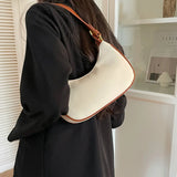 Half Moon Hobo Handbag Women Totes Zipper Underarm Bag