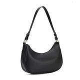 Half Moon Hobo Handbag Women Totes Zipper Underarm Bag