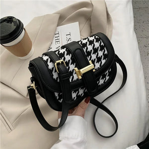 Lattice Single Shoulder Bag Women's