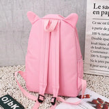 4-Piece School Bags Set for Teenage Girls Print Backpack Female Shoulder Bags