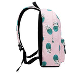 Cactus Print Backpack High School Student Bag