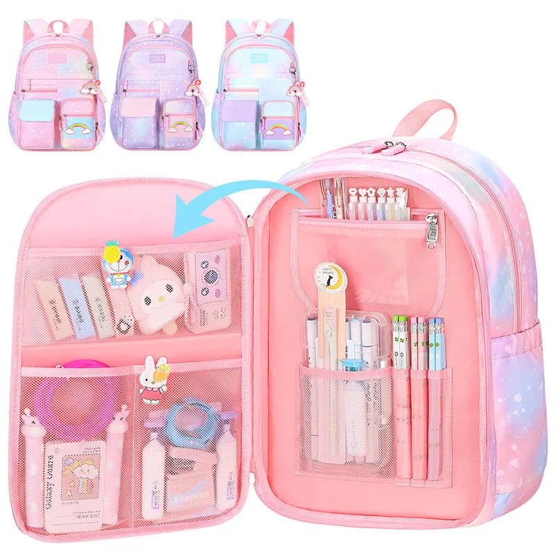 Ultra Light Chiropractor School Bag for Girls - Waterproof Small Backpack