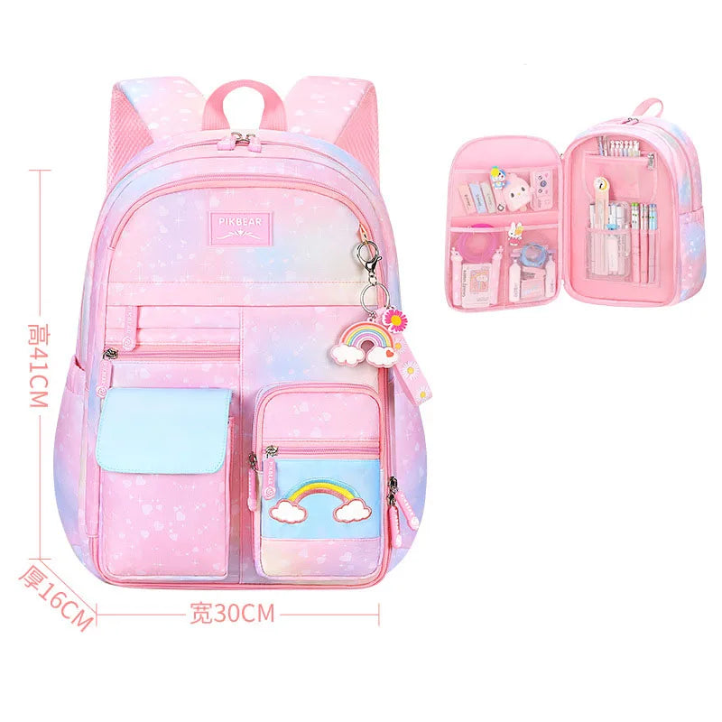 Ultra Light Chiropractor School Bag for Girls - Waterproof Small Backpack