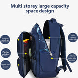 Boys Orthopedic School Bag Waterproof Nylon Book Bag