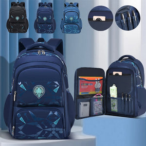 Boys Orthopedic School Bag Waterproof Nylon Book Bag