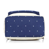 Canvas Backpack Women Shoulder Bags Campus Bag Jacquard Preppy Style