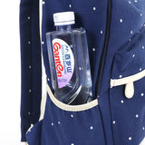 Canvas Backpack Women Shoulder Bags Campus Bag Jacquard Preppy Style