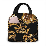 Floral Insulated Lunch Bag for Kids and Adults