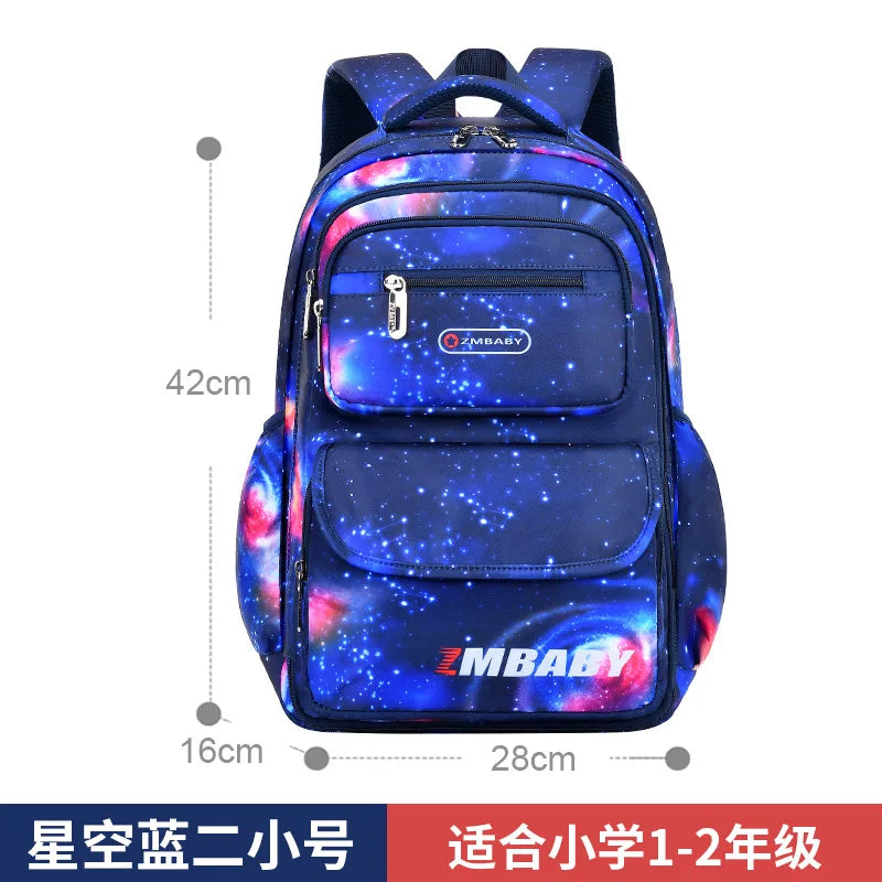 Waterproof Children School Backpack Boys Orthopedic Schoolbag