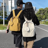 Schoolbag Female Canvas College Student Backpack