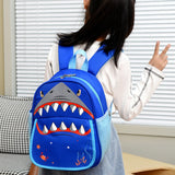 Shark School Bag Backpack for Kids 3-7 Years Old