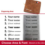 Slim Men's Wallet Classic PU Leather Photo Holder Small Purse
