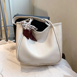 Retro Soft Leather Tote Bag Shoulder Bag for Women