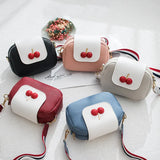 Solid Crossbody Bag for Women Fruits Small Zipper Handle Bag