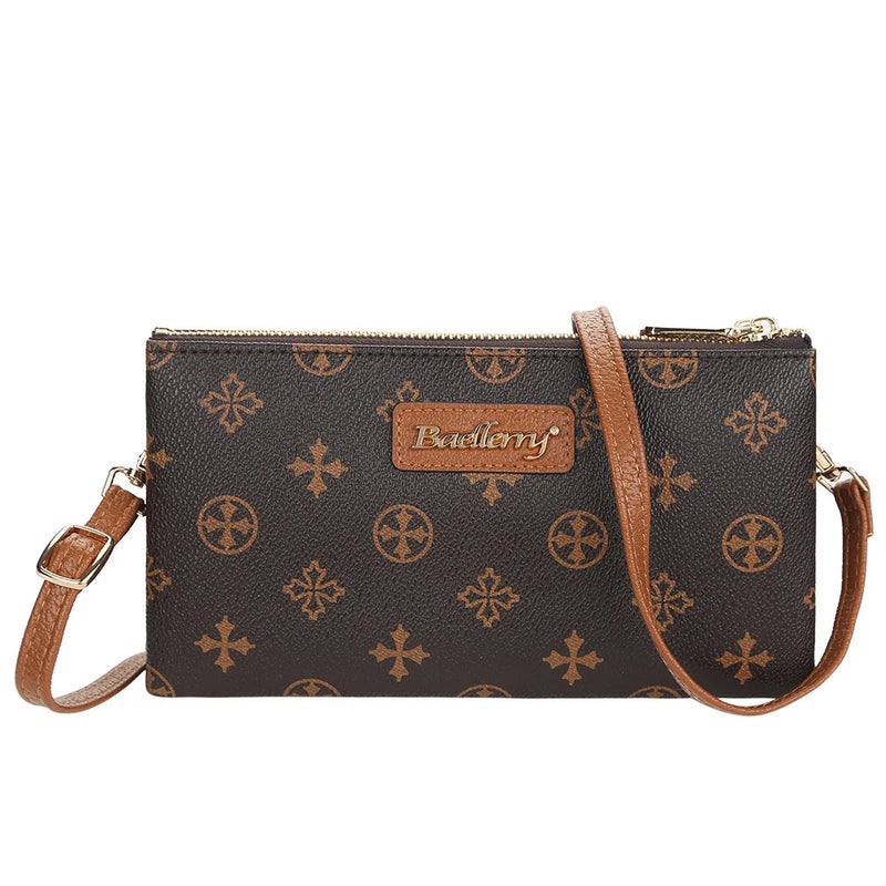 Women's Shoulder Bag Crossbody Clutch Purse Long Zip Money Bag