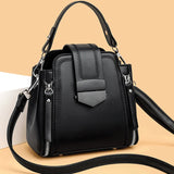 Shoulder Bag Female Crossbody Bags Solid Handbags Ladies Bags Bucket