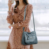 Women's Soft PU Leather Shoulder Bag Crossbody Bag Big Capacity