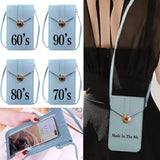 Women's Shoulder Bag Touch Screen Cell Phone Case Crossbody Wallet