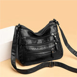 Women's Shoulder Crossbody Bag PU Leather Female Purse Handbag