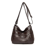 Women's Shoulder Crossbody Bag High PU Leather Messenger Handbag