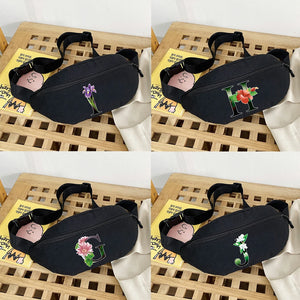 Shoulder Waist Bags Flower Series Mobile Phone Poch Key Case Wallet
