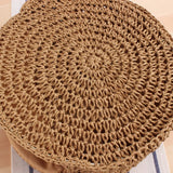 Mori Style Round Straw Shoulder Bag