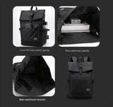 Men's Leisure Travel Backpack Large Capacity Lightweight Schoolbag