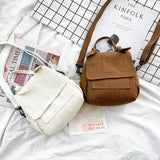 Canvas Crossbody Bag Messenger Bag Shoulder Bag For Women