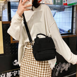 Canvas Crossbody Bag Messenger Bag Shoulder Bag For Women