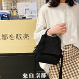 Canvas Crossbody Bag Messenger Bag Shoulder Bag For Women