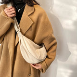 Nylon Crossbody Bag for Women Large Capacity Tote Lady Travel Shopper Bag