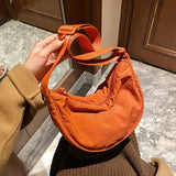 Nylon Crossbody Bag for Women Large Capacity Tote Lady Travel Shopper Bag