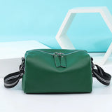 Cowhide Women's Handbag Small Messenger Bag Solid Shoulder Crossbod