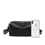 Cowhide Women's Handbag Small Messenger Bag Solid Shoulder Crossbod