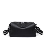 Cowhide Women's Handbag High Leather Small Messenger Bag Solid Shoulder Crossbod