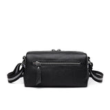 Cowhide Women's Handbag Small Messenger Bag Solid Shoulder Crossbod