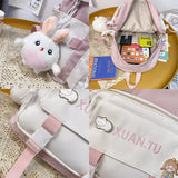 Waterproof College Student Backpack Women Versatile Bag
