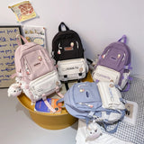 Waterproof College Student Backpack Women Versatile Bag