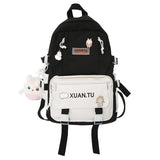 Waterproof College Student Backpack Women Versatile Bag
