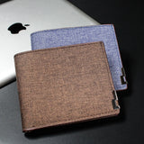 Denim Wallet Fashionable Youth Horizontal Wallet Large Capacity