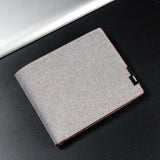 Denim Wallet Fashionable Youth Horizontal Wallet Large Capacity