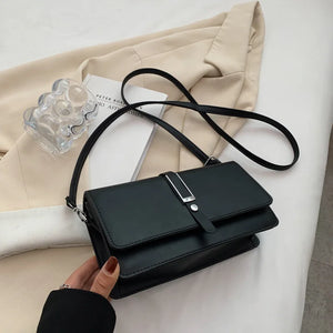 Square Pu Leather Crossbody Shoulder Bags for Women